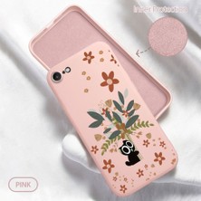 Ucuc iPhone 7/8/se 2020 2022 Uyumlu Iç Kadife Yüzey Kamera Koruması Anti-Darbe Silikon Kılıf