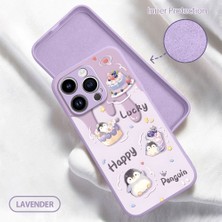 Ucuc iPhone 14 Pro Uyumlu Iç Kadife Yüzey Kamera Koruması Anti-Darbe Silikon Kılıf