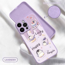 Ucuc iPhone 14 Pro Max Uyumlu Iç Kadife Yüzey Kamera Koruması Anti-Darbe Silikon Kılıf