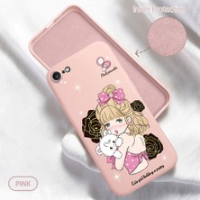 Ucuc iPhone 7/8/se 2020 2022 Uyumlu Iç Kadife Yüzey Kamera Koruması Anti-Darbe Silikon Kılıf
