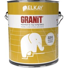 Granit Elkay Mermer ve Taş Yapıştırıcı 1 kg Tuğla Uygulama Yüzeyi İçin Güçlü Formül