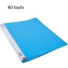 Noki Prıme Mavi Sunum Dosyası 80 Yaprak Renkli Klasör Ölçülerle Kullanıma Uygun