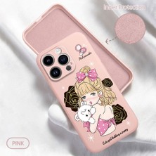 Ucuc iPhone 14 Pro Uyumlu Iç Kadife Yüzey Kamera Koruması Anti-Darbe Silikon Kılıf