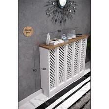 Bagax Zeugma Model, Beyaz Üstü Çam Renk,iç Ölçü 96 cm Dış Ölçü 100 cm Petek Kaplama, Dresuar