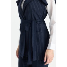 Madame Melek Alt Üst Üçlü Takım Ispanyol Pantolon Yelek Gömlek Takım