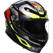 Agv K6S Mplk Erazer Kapalı Kask (Siyah-Kırmızı-Fluo Sarı)