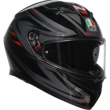 Agv K3 Mplk Syth Kapalı Kask (Siyah-Kırmızı)