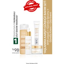 Yves Rocher Yaşlanma Karşıtı Gündüz Bakım Seti-Gündüz Kremi 50 Ml&gündüz Serumu 30 Ml&göz Kremi 15ML&AHA Losyon 122ML