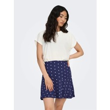 Only Onlmolly S/s O-Neck Dobby Top Jrs Kadın T-Shirt 15368563