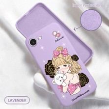 Ucuc iPhone 16E Uyumlu Iç Kadife Yüzey Kamera Koruması Anti-Darbe Silikon Kılıf