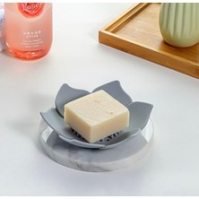Redmina Lotus Şekilli Şık Katı Sabun ve Süngerlik