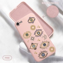 Ucuc iPhone 7/8/se 2020 2022 Uyumlu Iç Kadife Yüzey Kamera Koruması Anti-Darbe Silikon Kılıf