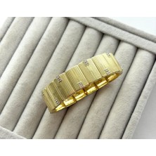 Hasır Model Zirkon Taşlı Lastikli Bileklik