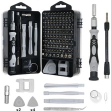 115 Parça Çok Fonksiyonlu Hassas Tornavida Seti, Bilgisayar, Telefon, Elektronik Cihaz Tamir Seti