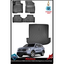 Rizline Kia Sorento 2021 Sonrası Hybrid 5 Koltuklu (7 Kişilik Araç) Bagaj Havuzu ve Havuzlu Paspas