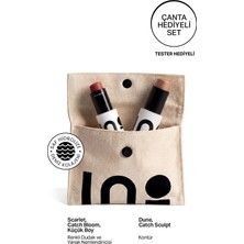 Ino Beauty Dune Contour Stick 9,5Gr + Scarlet Stick Ruj & Allık 4,5Gr + Makyaj Çantası