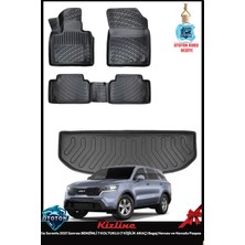 Rizline Kia Sorento 2021 Sonrası Benzinli 7 Koltuklu (7 Kişilik Araç) Bagaj Havuzu ve Havuzlu Paspas