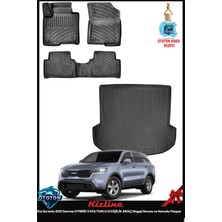 Rizline Kia Sorento 2021 Sonrası Hybrid 5 Koltuklu (5 Kişilik Araç) Bagaj Havuzu ve Havuzlu Paspas