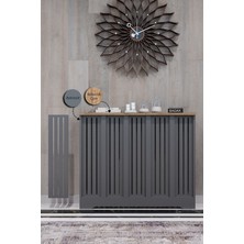 Bagax Efes Model, Antrasit Üstü Çam Renk,iç Ölçü 96 cm Dış Ölçü 100 cm Petek Kaplama, Dresuar