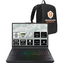 Lenovo Thinkpad P16 Gen 3 Intel Core Ultra 9 285HX 144GB 4tb+4tb SSD Rtx Pro 4000/16GB 16" Fhd+ 500NITS W11P Taşınabilir Iş Istasyonu & Per4 Çanta 21RRS0LC00P544