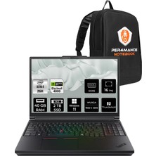 Lenovo Thinkpad P16 Gen 3 Intel Core Ultra 9 285HX 40GB 2tb SSD Rtx Pro 4000/16GB 16" Fhd+ 500NITS W11H Taşınabilir Iş Istasyonu & Per4 Çanta 21RRS0LC00P416