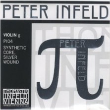 Thomastik Peter Infeld G (Sol) Keman Teli PI04 Sentetik Kasa Gümüş Sarım Menşei Avusturya