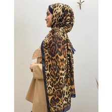 JOOQSTORE Leopar Desen Soft Şal