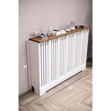 Bagax Efes Model, Beyaz Üstü Çam Renk,iç Ölçü 116 cm Dış Ölçü 120 cm Petek Kaplama, Dresuar