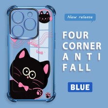 Ucuc Tecno Spark 20/20C Uyumlu Şeffaf Dört Köşe Kaplama Parlak Kenar Silikon Kılıf