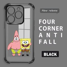 Ucuc Tecno Spark Go 2024 Uyumlu Şeffaf Dört Köşe Kaplama Parlak Kenar Silikon Kılıf