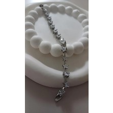 Çoklu Yıldız Silver Bileklik