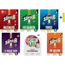 Nitelik Yayınları 8.sınıf Süper Tüm Dersler Soru Bankası Seti 6 Kitap (Mftiid)
