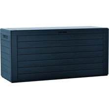 Divona Home Woodebox Bahçe Depolama Sandığı (290 L-G 116, D 44, Y 55 cm )