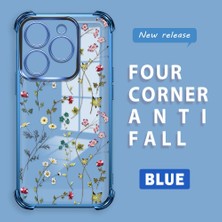 Ucuc Tecno Spark 20/20C Uyumlu Şeffaf Dört Köşe Kaplama Parlak Kenar Silikon Kılıf