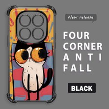 Ucuc Redmi Note 14 Pro 4g Uyumlu Şeffaf Dört Köşe Kaplama Parlak Kenar Silikon Kılıf