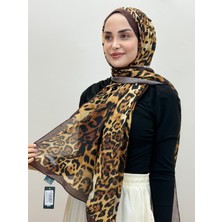JOOQSTORE Leopar Desen Soft Şal