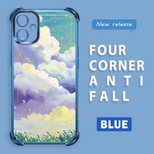 Ucuc Samsung Galaxy A06 Uyumlu Şeffaf Dört Köşe Kaplama Parlak Kenar Silikon Kılıf