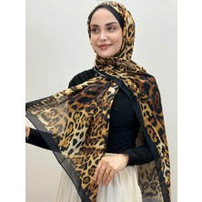 JOOQSTORE Leopar Desen Soft Şal