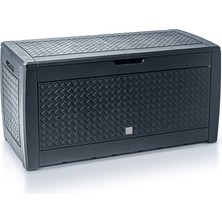 Divona Home Matuba Tekerlekli Bahçe Depolama Sandığı (310 L-G 119 , D 48 , Y 60 Cm)