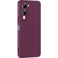 Gpack Vivo Y04 Kılıf Lansman Içi Kadife Silikon