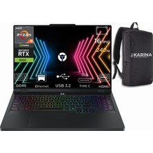 Lenovo Legion Pro 5 Ryzen 9 8940HX 83LT005RTR-K52 96GB 2tb+2tb RTX5060 8gb W11PRO 16" Wqxga 240Hz Gaming Laptop