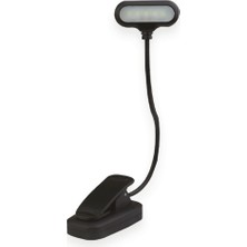 Panther AVEC AV-013 Ledli Kitap Okuma Lambası | Klipsli ve Esnek Gövdeli LED Işık