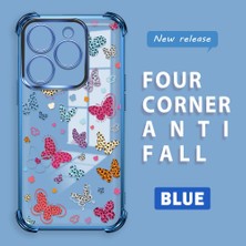 Ucuc Infinix Smart 8/8 Pro Uyumlu Şeffaf Dört Köşe Kaplama Parlak Kenar Silikon Kılıf