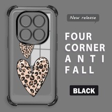 Ucuc Redmi Note 14 Pro 4g Uyumlu Şeffaf Dört Köşe Kaplama Parlak Kenar Silikon Kılıf