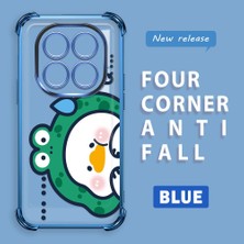 Ucuc Redmi Note 14 Pro 4g Uyumlu Şeffaf Dört Köşe Kaplama Parlak Kenar Silikon Kılıf