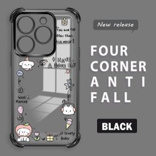 Ucuc Tecno Spark Go 2024 Uyumlu Şeffaf Dört Köşe Kaplama Parlak Kenar Silikon Kılıf