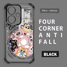 Ucuc Redmi Note 13 Pro Plus 5g Uyumlu Şeffaf Dört Köşe Kaplama Parlak Kenar Silikon Kılıf