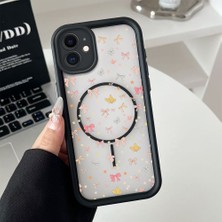 Ucuc iPhone 11 Uyumlu Manyetik Halkalı Yarı Sayda Mat Kamera Koruma Anti-Darbe Silikon Kılıf