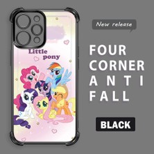 Ucuc Redmi 12 4g Uyumlu Şeffaf Dört Köşe Kaplama Parlak Kenar Silikon Kılıf