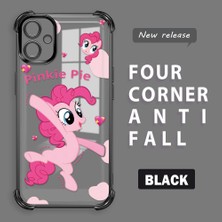 Ucuc Samsung Galaxy A06 Uyumlu Şeffaf Dört Köşe Kaplama Parlak Kenar Silikon Kılıf